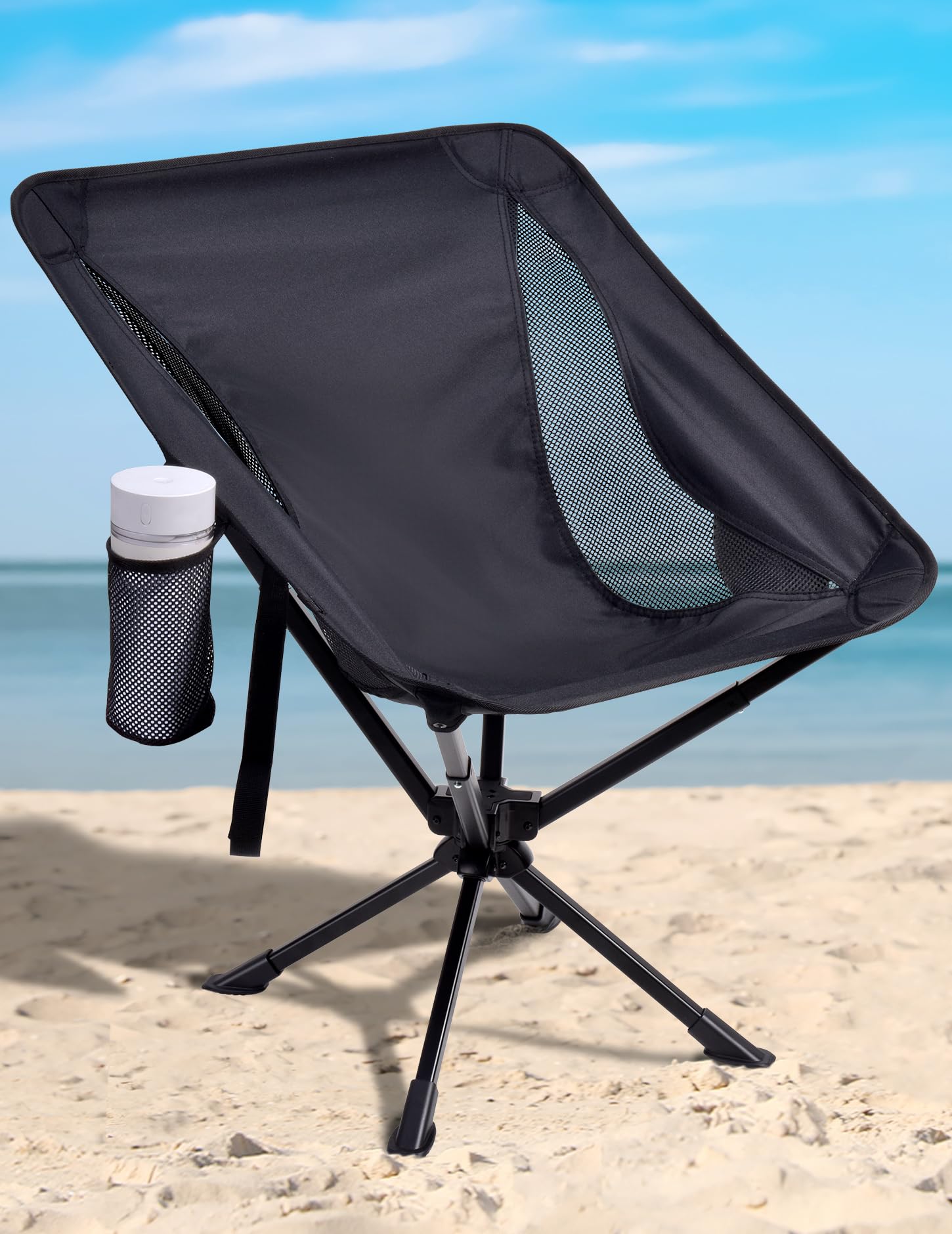 Amazon.com : Docusvect Swivel Portable Camping Chair for Adults